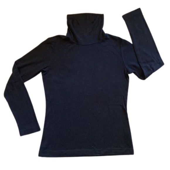 UNIQLO TURTLE NECK Medium black long sleeve - Picture 2 of 9